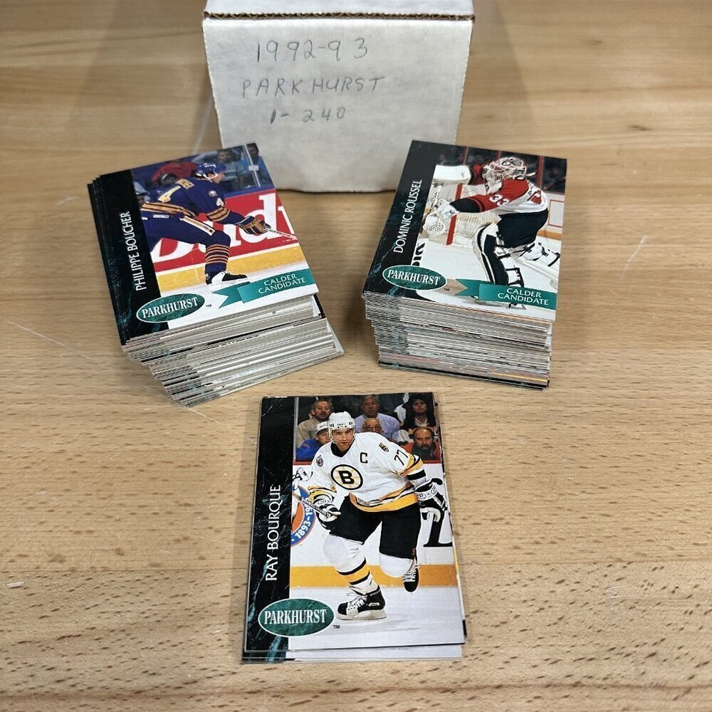 1992-93 PARKHURST SERIES 1 HOCKEY COMPLETE SET 1-240 NM +
